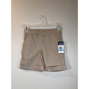 New Izod Approved Schoolwear Girls Khaki Uniform Shorts - Size 8 Regular
